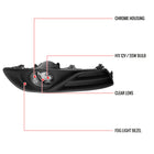 2013-2015 Nissan Sentra H11 Fog Lights Kit w/ Switch & Wiring Harness (Chrome Housing/Clear Lens)