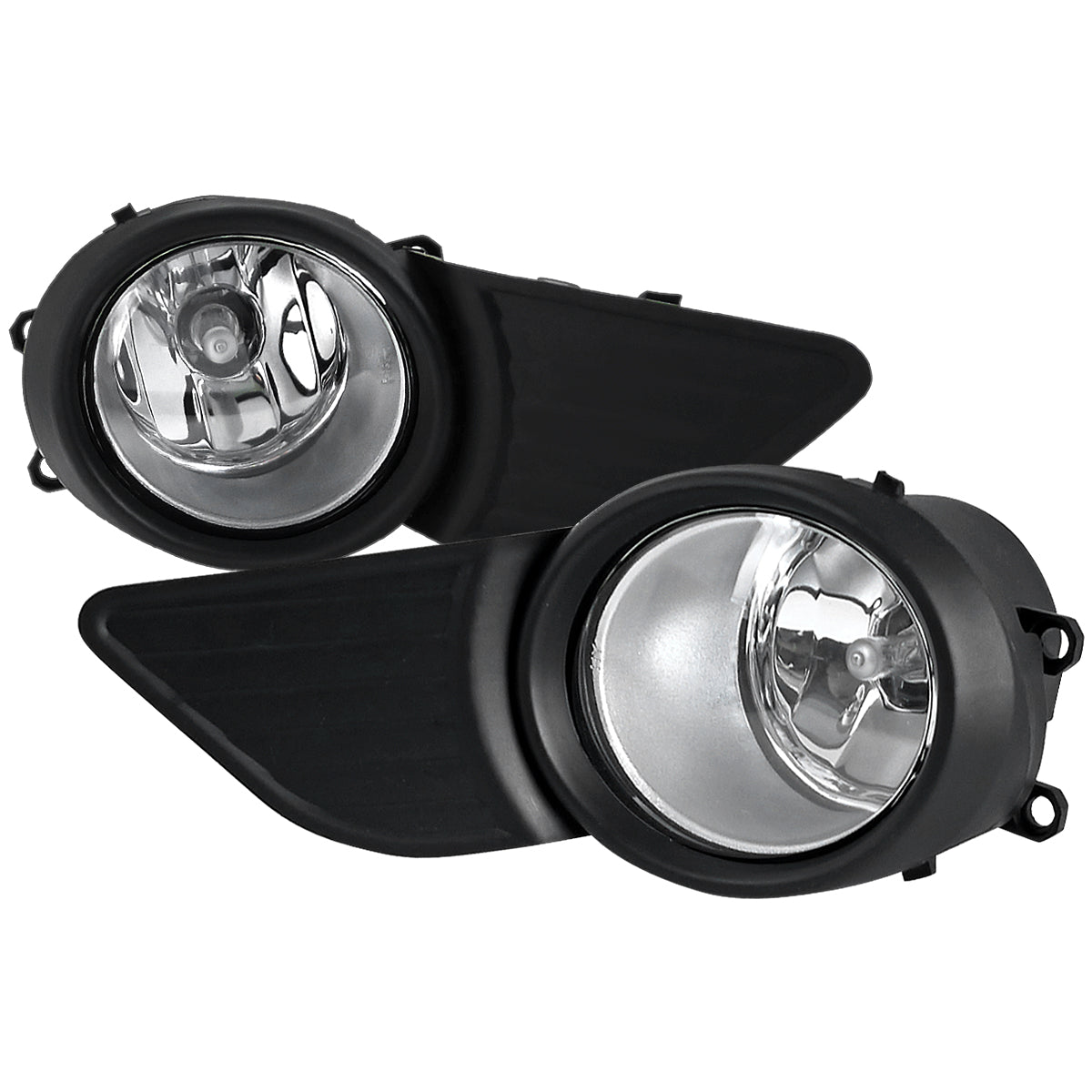 2011-2017 Toyota Sienna H11 Fog Lights Kit (Chrome Housing/Clear Lens)