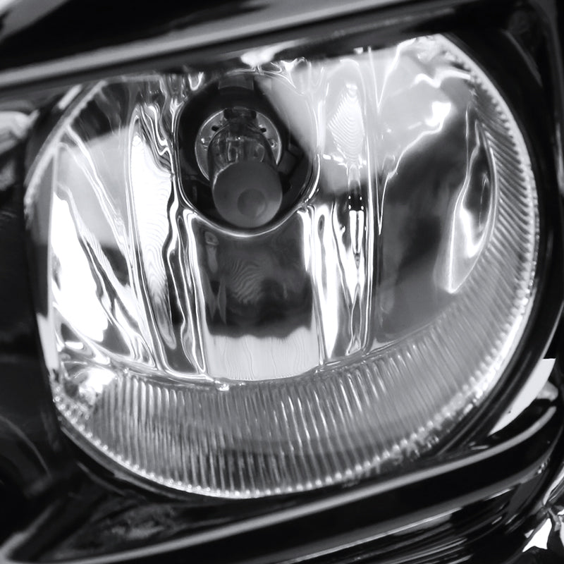 2018-2019 Toyota Sienna 12V/55W H11 Fog Lights Kit (Chrome Housing/Clear Lens)
