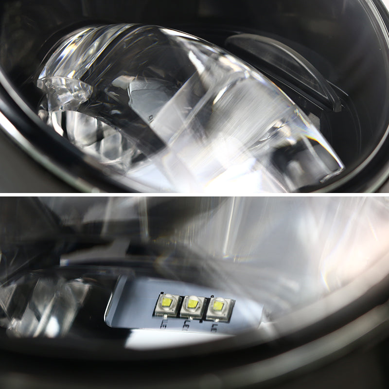 2012-2015 Toyota Tacoma H11 Fog Lights Kit (Chrome Housing/Clear Lens)