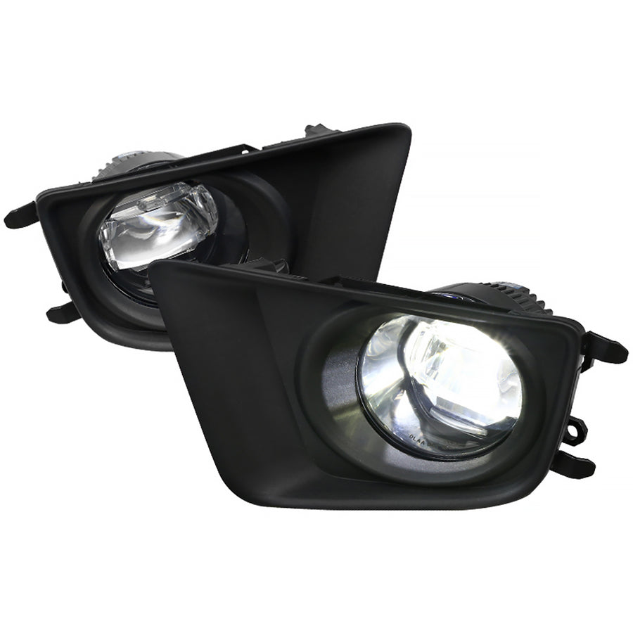 2012-2015 Toyota Tacoma H11 Fog Lights Kit (Chrome Housing/Clear Lens)