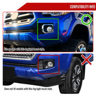 2016-2022 Toyota Tacoma H16 Chrome Cover Fog Lights Kit (Chrome Housing/Clear Lens)