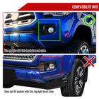 2016-2022 Toyota Tacoma H16 Fog Lights Kit (Chrome Housing/Clear Lens)