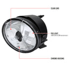 2004-2015 Nissan Titan/ 2005-2007 Armada Bumper Fog Lights (Chrome Housing/Clear Lens)
