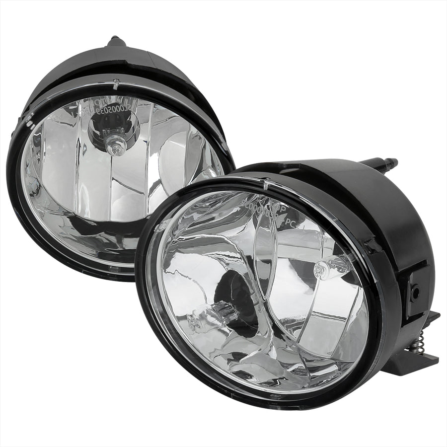 2004-2015 Nissan Titan/ 2005-2007 Armada Bumper Fog Lights (Chrome Housing/Clear Lens)
