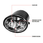 2000-2007 Toyota Tundra/Sequoia 12V/51W 9006 Fog Lights Kit (Chrome Housing/Clear Lens)