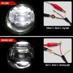 2014-2020 Toyota Tacoma/Tundra/Corolla/Highlander/RAV4 LED Fog Lights (Chrome Housing/Clear Lens)