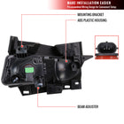 2020-2022 Nissan Versa H8 Fog Lights Kit (Chrome Housing/Clear Lens)
