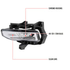 2017-2019 Nissan Versa Note Hatchback H8 Fog Lights Kit (Chrome Housing/Clear Lens)