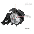 2008-2011 Subaru Impreza WRX 9006 HB4 Fog Lights Kit w/ Switch & Wiring Harness (Chrome Housing/Clear Lens)