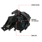 2008-2011 Subaru Impreza WRX 9006 HB4 Fog Lights Kit w/ Switch & Wiring Harness (Chrome Housing/Smoke Lens)
