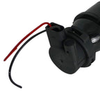 Universal 12V/55W H3 Projector Fog Lights Kit w/ Mounting Brackets (Black Metal Housing/Glass Lens)