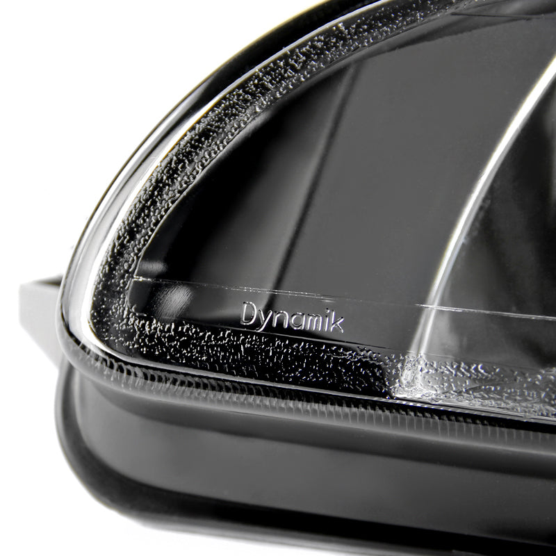 1992-1995 Honda Civic Factory Style Crystal Headlights (Matte Black Housing / Clear Lens)