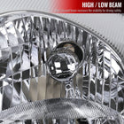 2000-2005 Mitsubishi Eclipse Factory Style Crystal Headlights (Chrome Housing / Clear Lens)