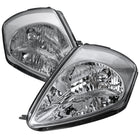 2000-2005 Mitsubishi Eclipse Factory Style Crystal Headlights (Chrome Housing / Clear Lens)