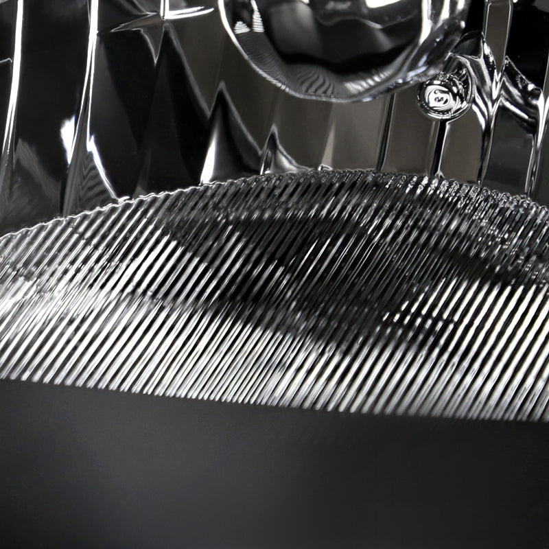 2000-2005 Mitsubishi Eclipse Factory Style Crystal Headlights (Matte Black Housing / Clear Lens)