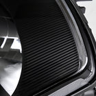 2000-2005 Mitsubishi Eclipse Factory Style Crystal Headlights (Matte Black Housing / Clear Lens)