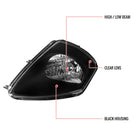 2000-2005 Mitsubishi Eclipse Factory Style Crystal Headlights (Matte Black Housing / Clear Lens)