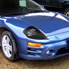 2000-2005 Mitsubishi Eclipse Factory Style Crystal Headlights (Matte Black Housing / Clear Lens)