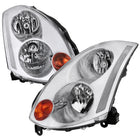 2003-2005 Infiniti G35 Coupe Factory Style Headlights (Chrome Housing / Clear Lens)