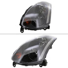 2003-2005 Infiniti G35 Coupe Factory Style Headlights (Matte Black Housing / Clear Lens)