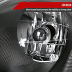2003-2005 Infiniti G35 Coupe Factory Style Headlights (Matte Black Housing/Clear Lens)