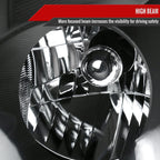 2003-2005 Infiniti G35 Coupe Factory Style Headlights (Matte Black Housing/Clear Lens)