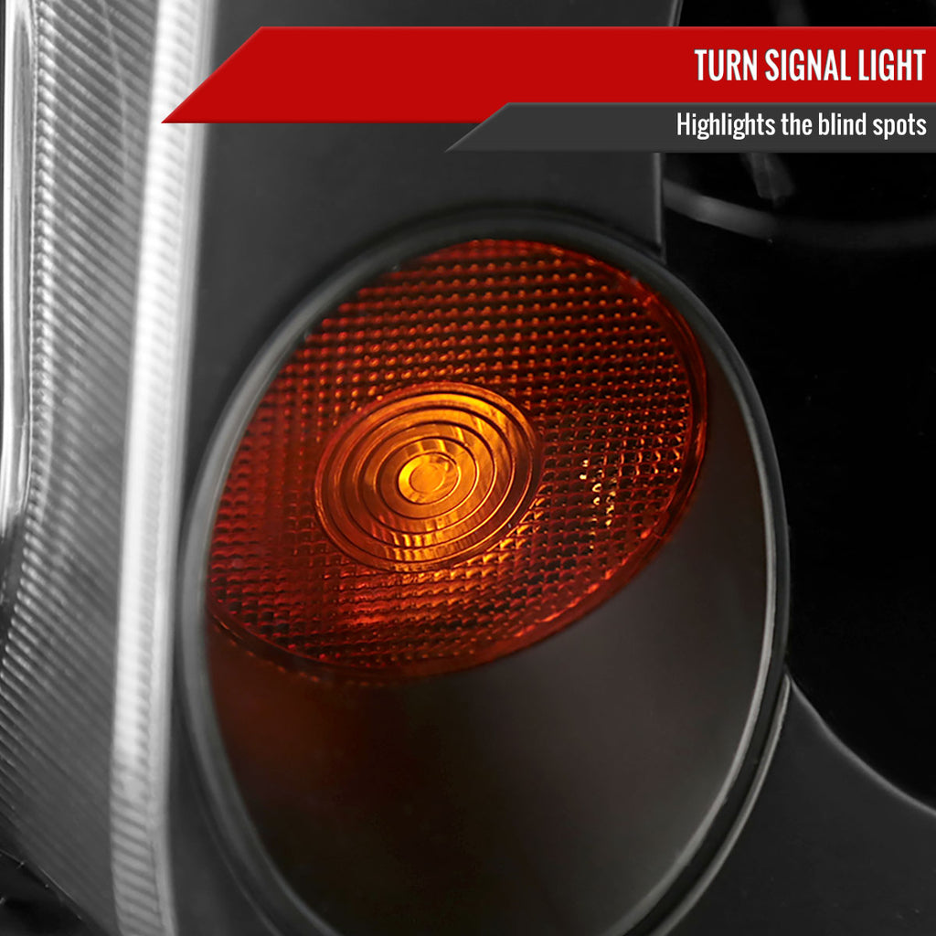 2003-2005 Infiniti G35 Coupe Factory Style Headlights (Matte Black Housing/Clear Lens)