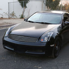 2003-2005 Infiniti G35 Coupe Factory Style Headlights (Matte Black Housing / Clear Lens)