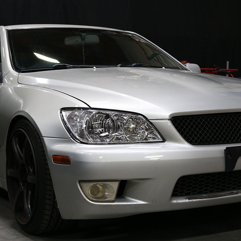2001-2005 Lexus IS300 Factory Style Crystal Headlights (Chrome Housing/Clear Lens)