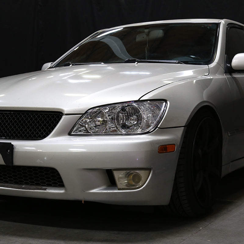 2001-2005 Lexus IS300 Factory Style Crystal Headlights (Chrome Housing/Clear Lens)