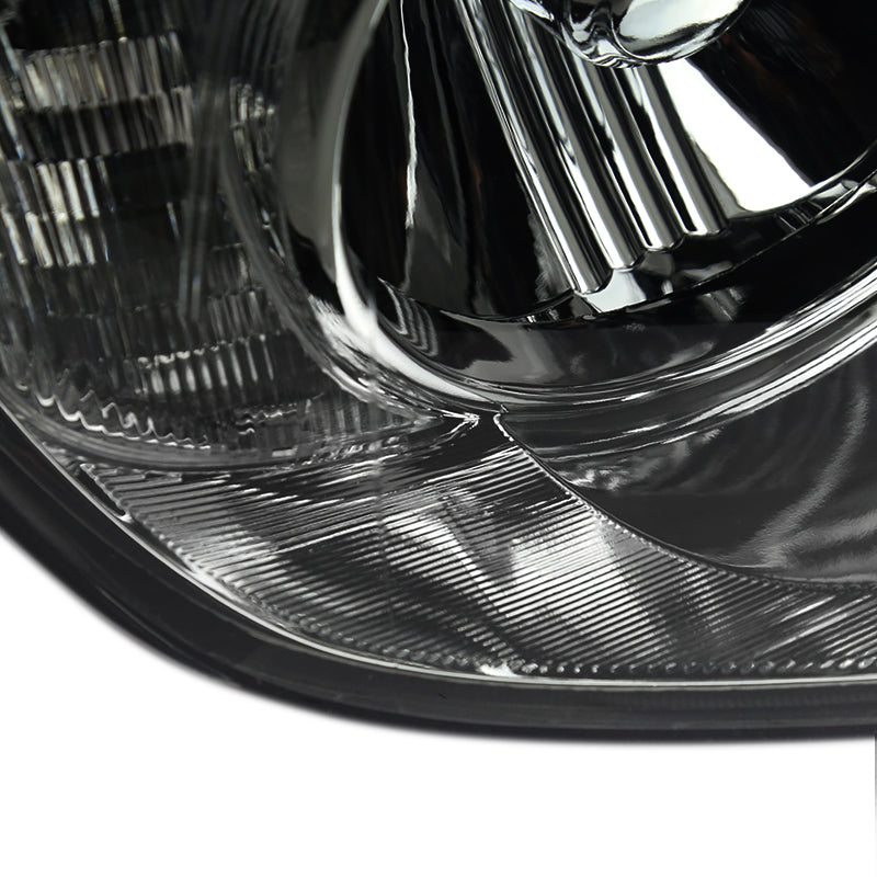 2001-2005 Lexus IS300 Factory Style Crystal Headlights (Chrome Housing/Smoke Lens)