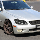 2001-2005 Lexus IS300 Factory Style Crystal Headlights (Chrome Housing / Smoked Lens)