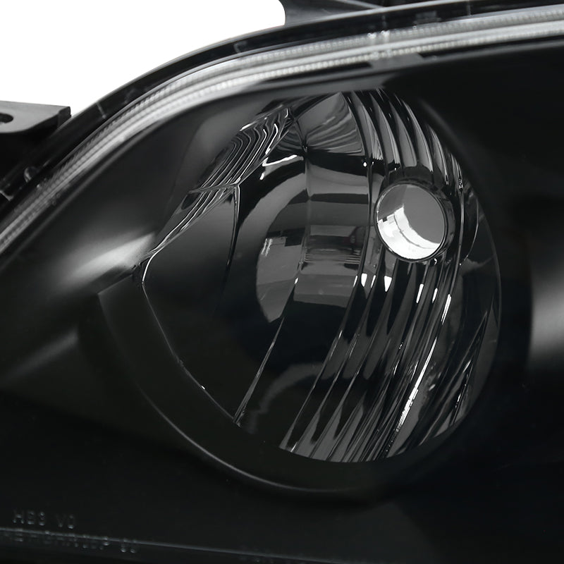 2001-2005 Lexus IS300 Factory Style Crystal Headlights (Matte Black Housing / Clear Lens)