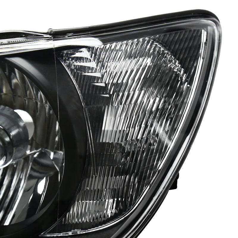 2001-2005 Lexus IS300 Factory Style Crystal Headlights (Matte Black Housing / Clear Lens)