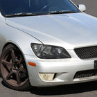 2001-2005 Lexus IS300 Factory Style Crystal Headlights (Matte Black Housing / Clear Lens)