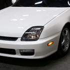 1997-2001 Honda Prelude Factory Style Headlights (Matte Black Housing / Clear Lens)