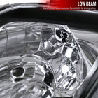 1997-2001 Honda Prelude Factory Style Headlights (Matte Black Housing / Clear Lens)
