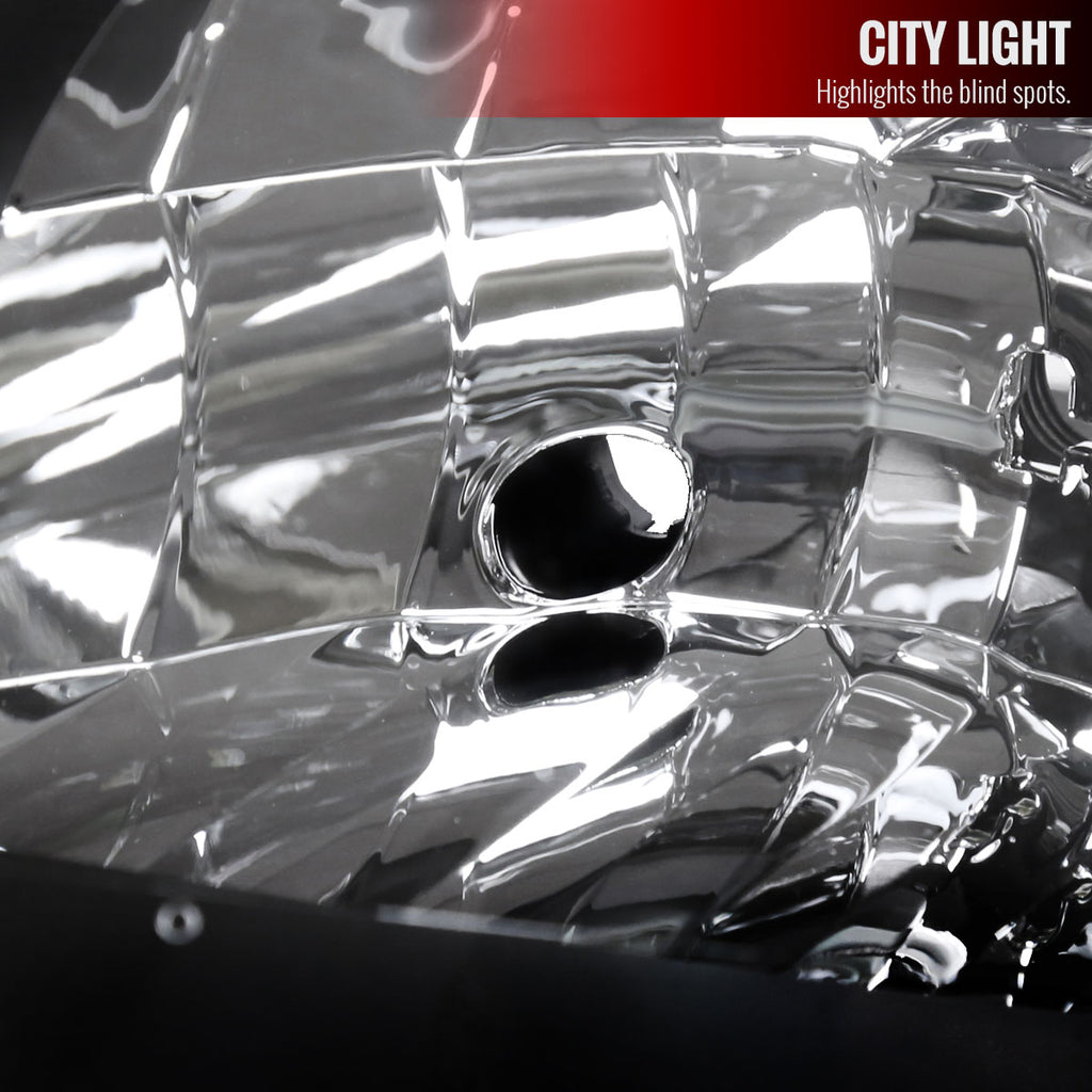 1997-2001 Honda Prelude Factory Style Headlights (Matte Black Housing/Clear Lens)