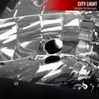1997-2001 Honda Prelude Factory Style Headlights (Matte Black Housing / Clear Lens)
