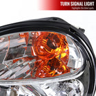 2002-2003 Subaru Impreza OEM Replacement Headlights (Chrome Housing / Clear Lens)