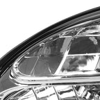 2002-2003 Subaru Impreza OEM Replacement Headlights (Chrome Housing/Clear Lens)