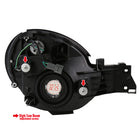2002-2003 Subaru Impreza OEM Replacement Headlights (Matte Black Housing / Clear Lens)