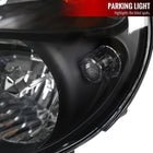 2002-2003 Subaru Impreza OEM Replacement Headlights (Matte Black Housing / Clear Lens)