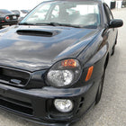 2002-2003 Subaru Impreza OEM Replacement Headlights (Matte Black Housing / Clear Lens)