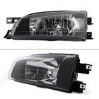 1995-2001 Subaru Impreza Factory Style Crystal Headlights (Matte Black Housing / Clear Lens)