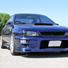 1995-2001 Subaru Impreza Factory Style Crystal Headlights (Matte Black Housing / Clear Lens)