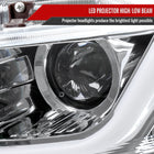 2016-2021 Honda Civic LED Headlights w/ LED Switchback Sequential Turn Signal (Chrome Housing/Clear Lens)