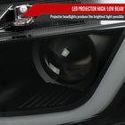 2016-2021 Honda Civic LED Headlights w/ LED Switchback Sequential Turn Signal (Matte Black Housing/Smoke Lens)