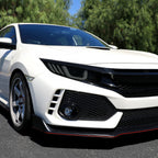 2016-2021 Honda Civic LED Headlights w/ LED Switchback Sequential Turn Signal (Matte Black Housing/Smoke Lens)